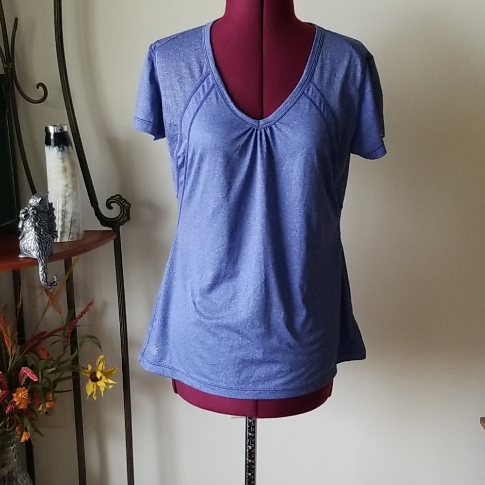 Athleta Short Sleeve Training Top Size M